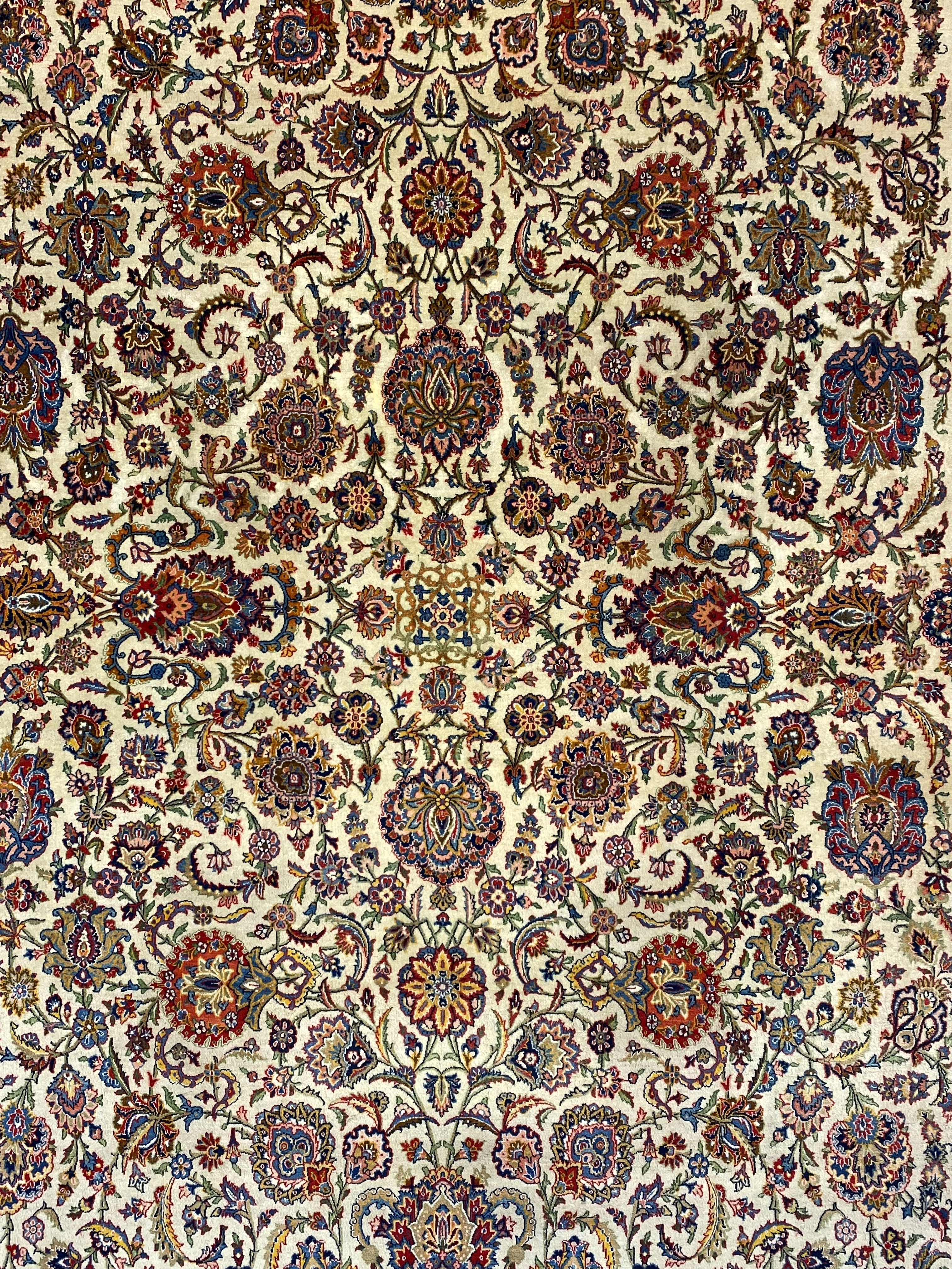 Vintage Kashan Carpet